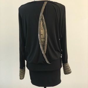 Black dress mini size S